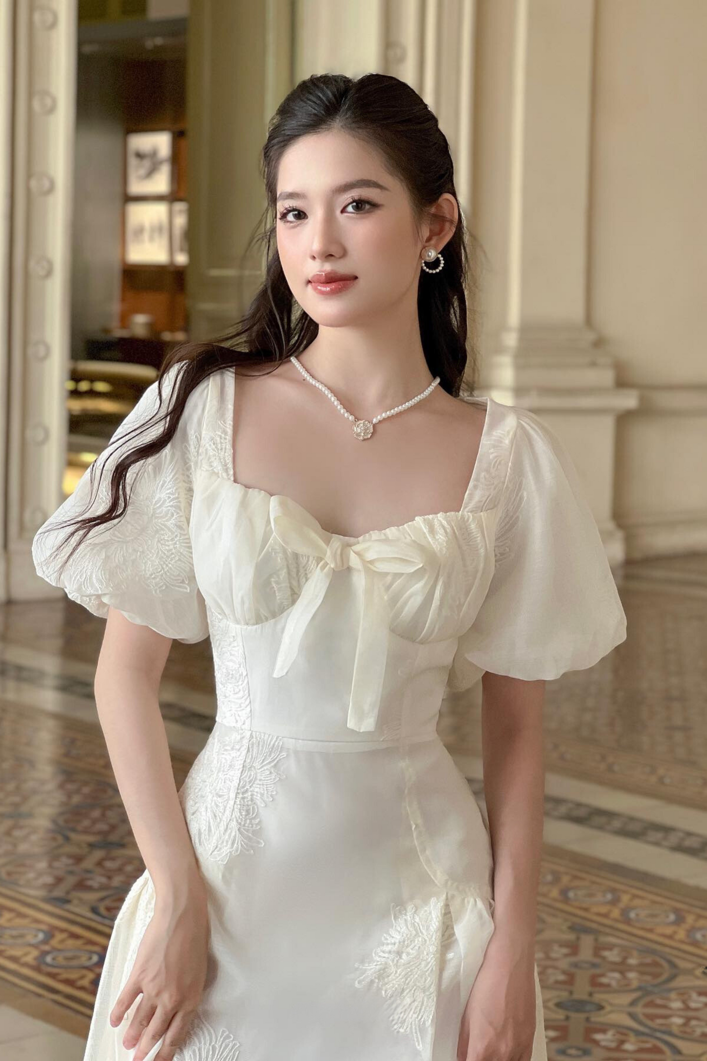 White Rose Dress