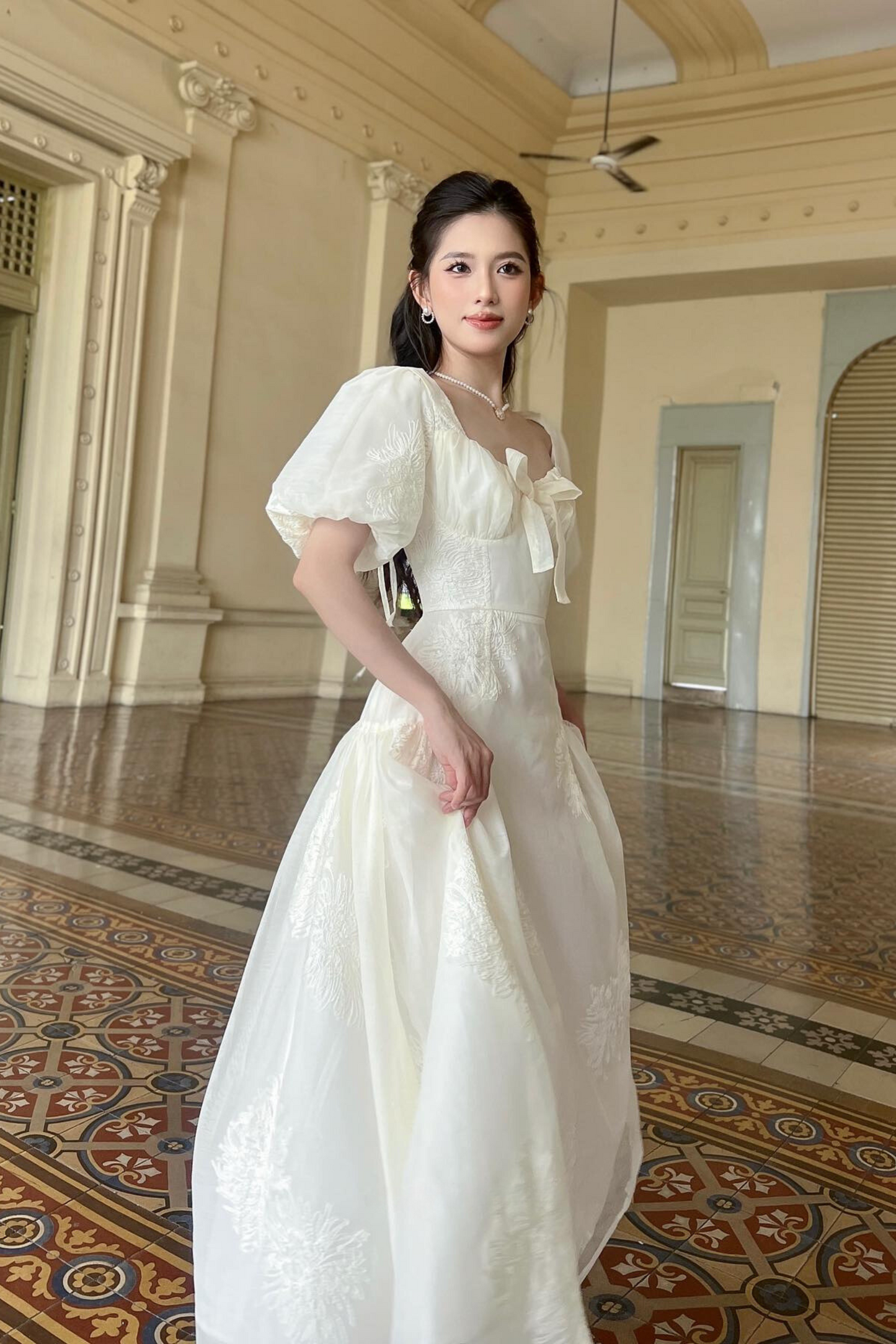 White Rose Dress