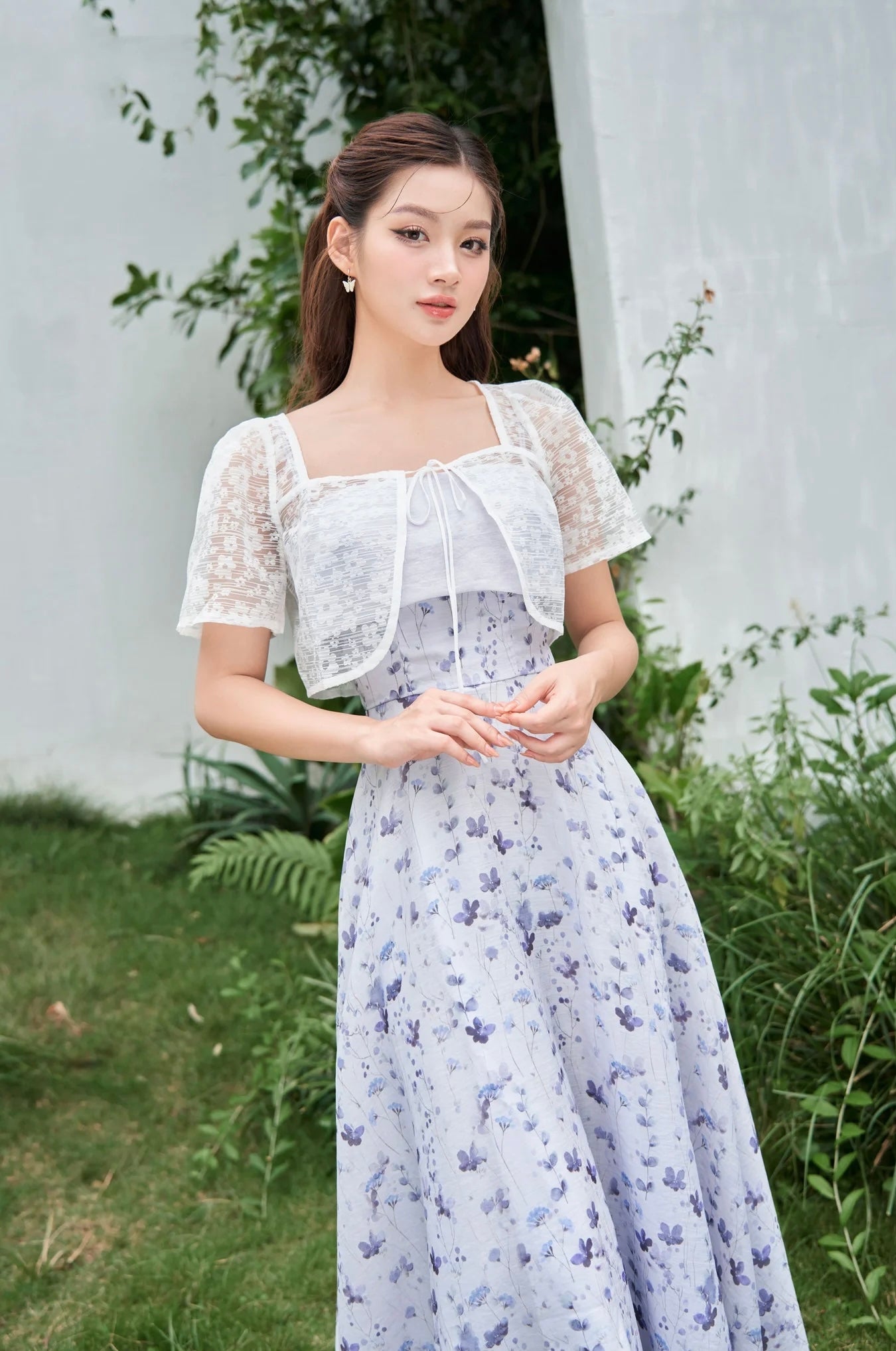 Tie front mini Daisy top