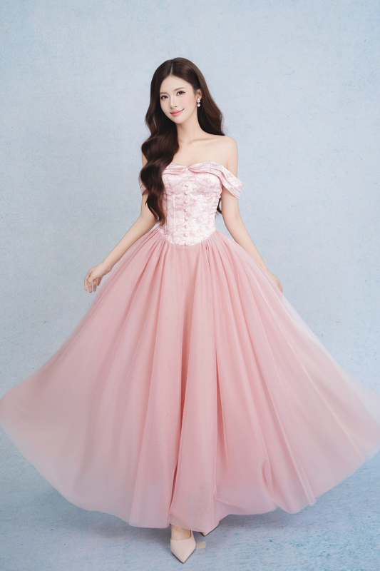 Rosie Cinderella Pink Dress