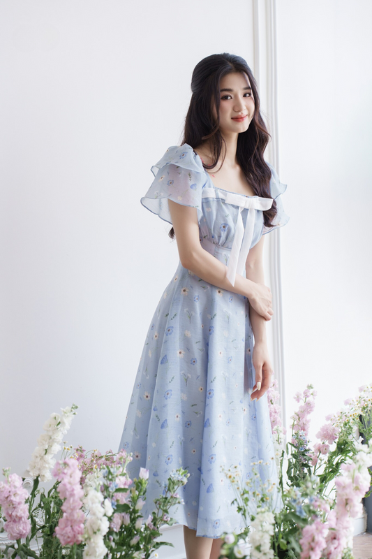 fall floral dresses 2024 Wxlwzywl Fall Winter Dresses for Women 2024 Women's Fall Dress Long Sleeve Maxi Dress 2024 Trendy Plus Size V-Neck Holiday Casual Floral Printed Split